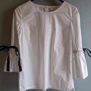 J. Crew Bell Sleeve Top